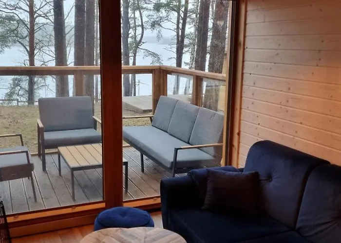 Semesterbostad Sloneczny Nr 2 I 15 - Nad Samym Jeziorem W Pierwszej Linii Borsk