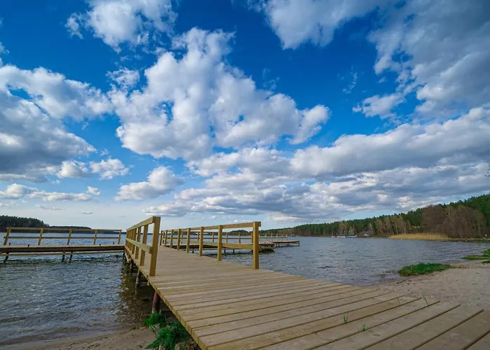 Sloneczny Nr 2 I 15 - Nad Samym Jeziorem W Pierwszej Linii Ferienhaus Borsk