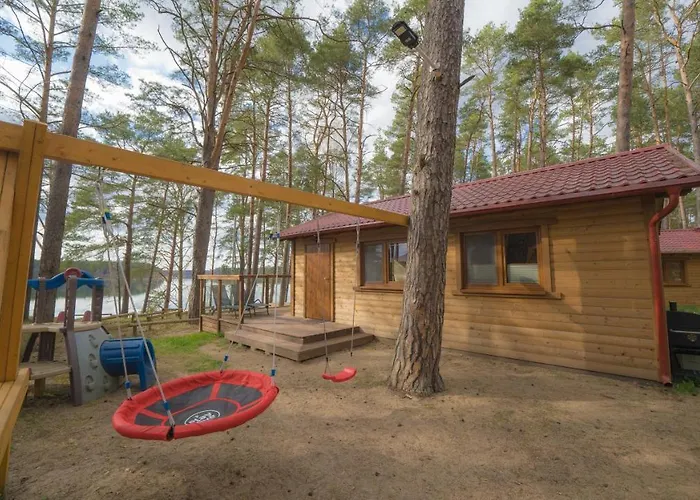 Sloneczny Nr 2 I 15 - Nad Samym Jeziorem W Pierwszej Linii Ferienhaus Borsk